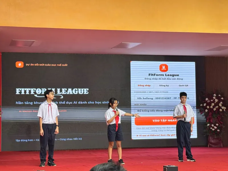 Nhóm FitForm trình diễn tại Lễ phát động Tuần lễ hưởng ứng học tập suốt đời 2026